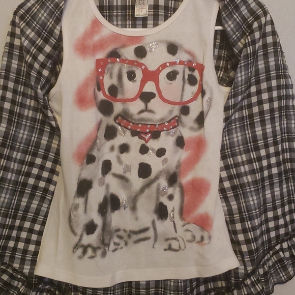 🔴 2 for $10  Beautees Black & White Top - Picture 4 of 5